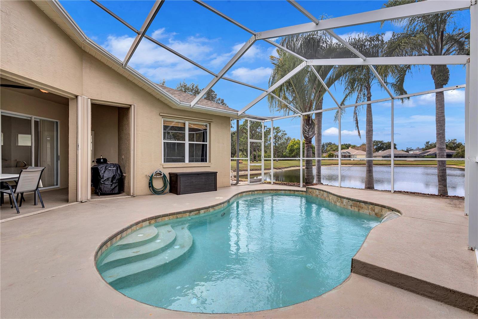 Enjoy the beautiful from your private pool deck
