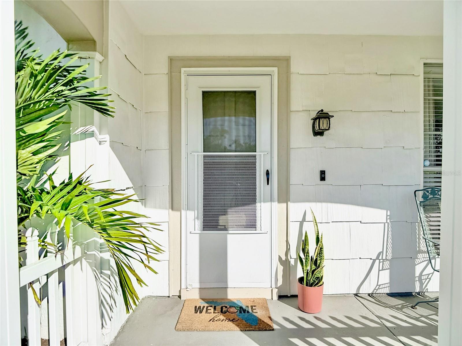 Welcoming front porch