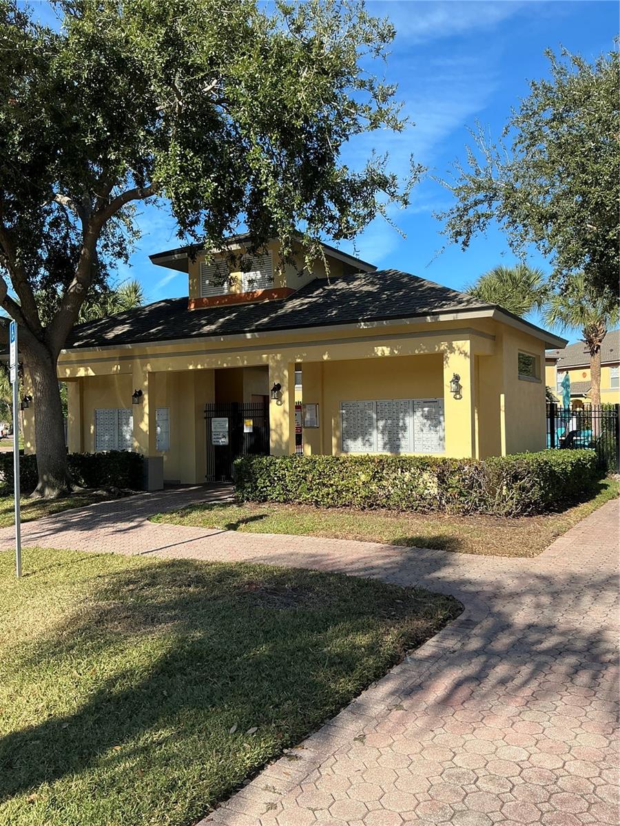 Mailboxes, Pool Spa Entryway