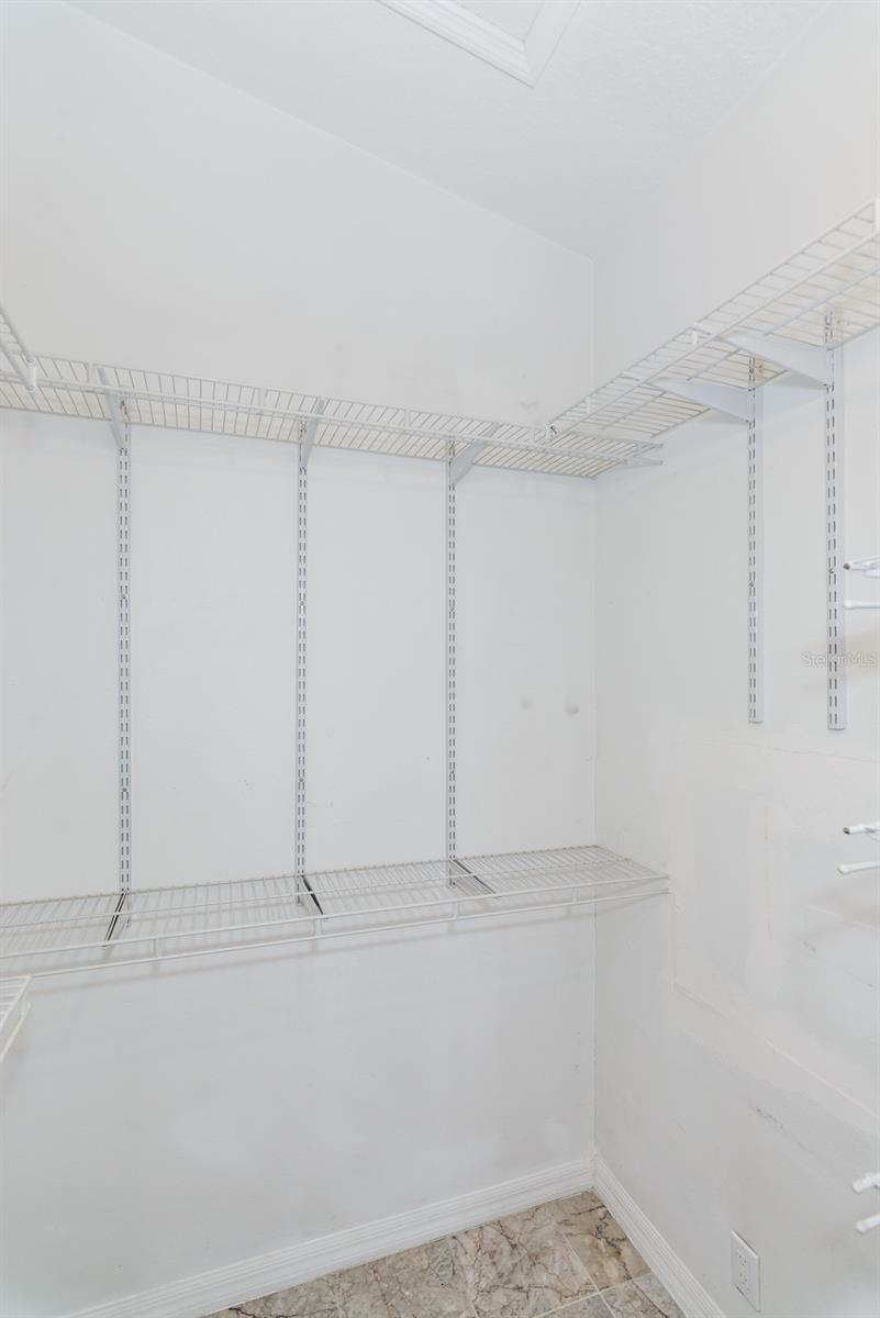 Master bedroom closet