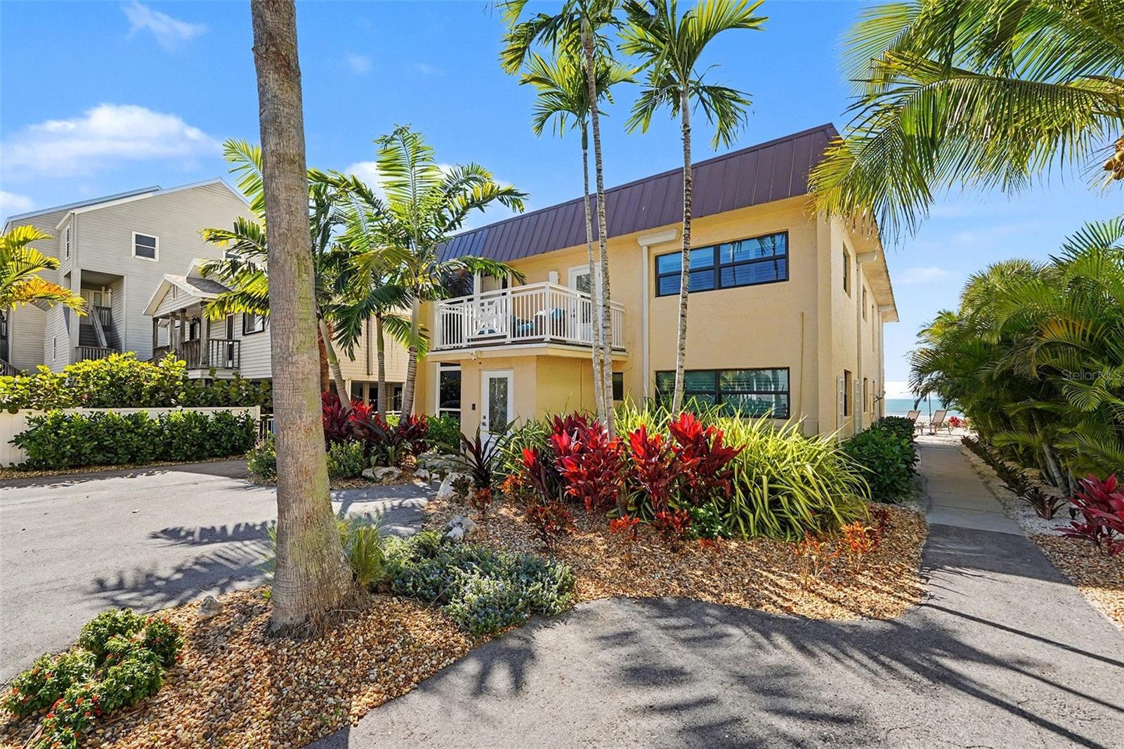 Rare beachfront property with .39-acre Gulf-front parcel, this private retreat delivers 63' of direct beach frontage and endless possibilities.