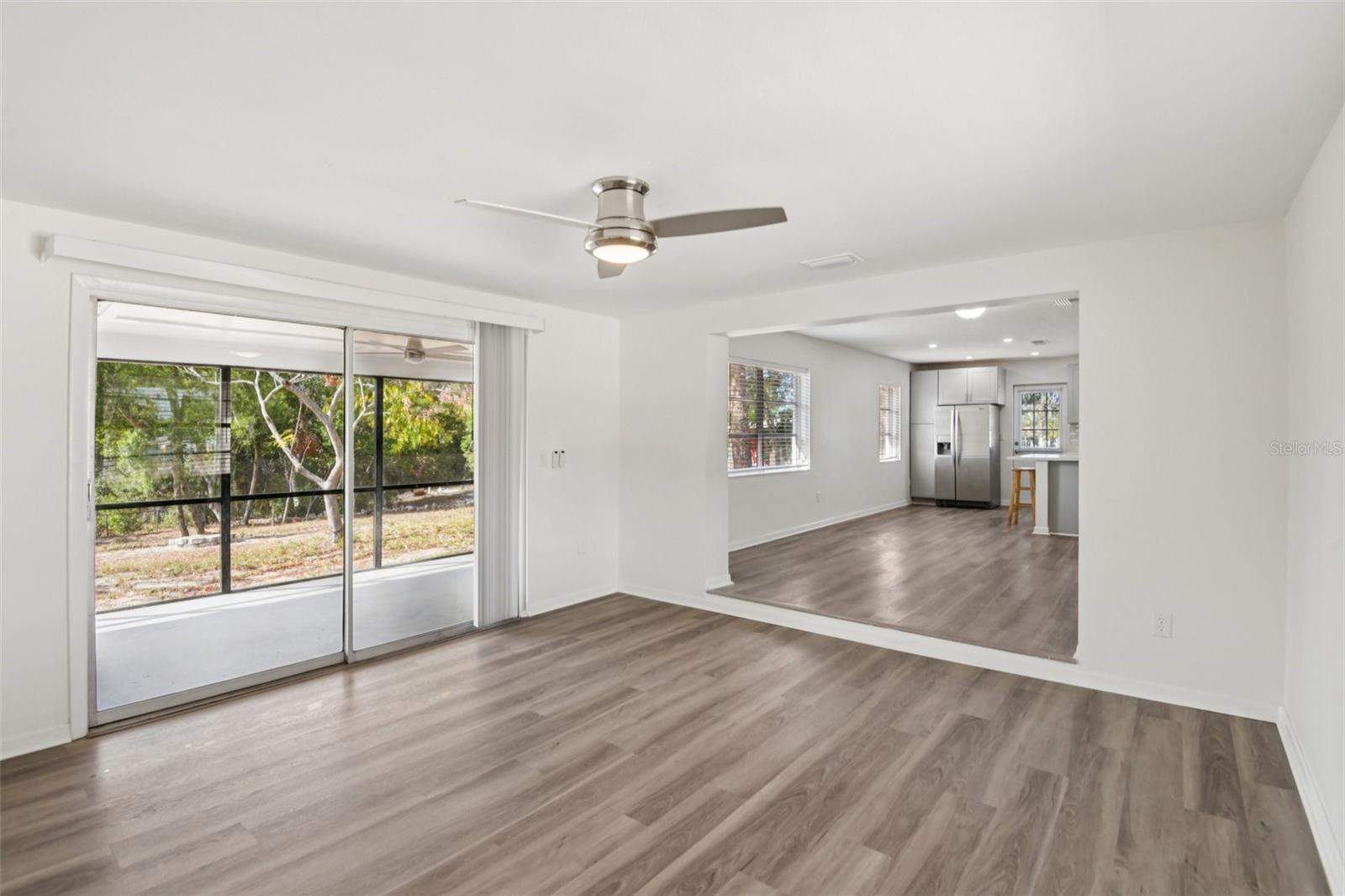 Living Room to Dining Room