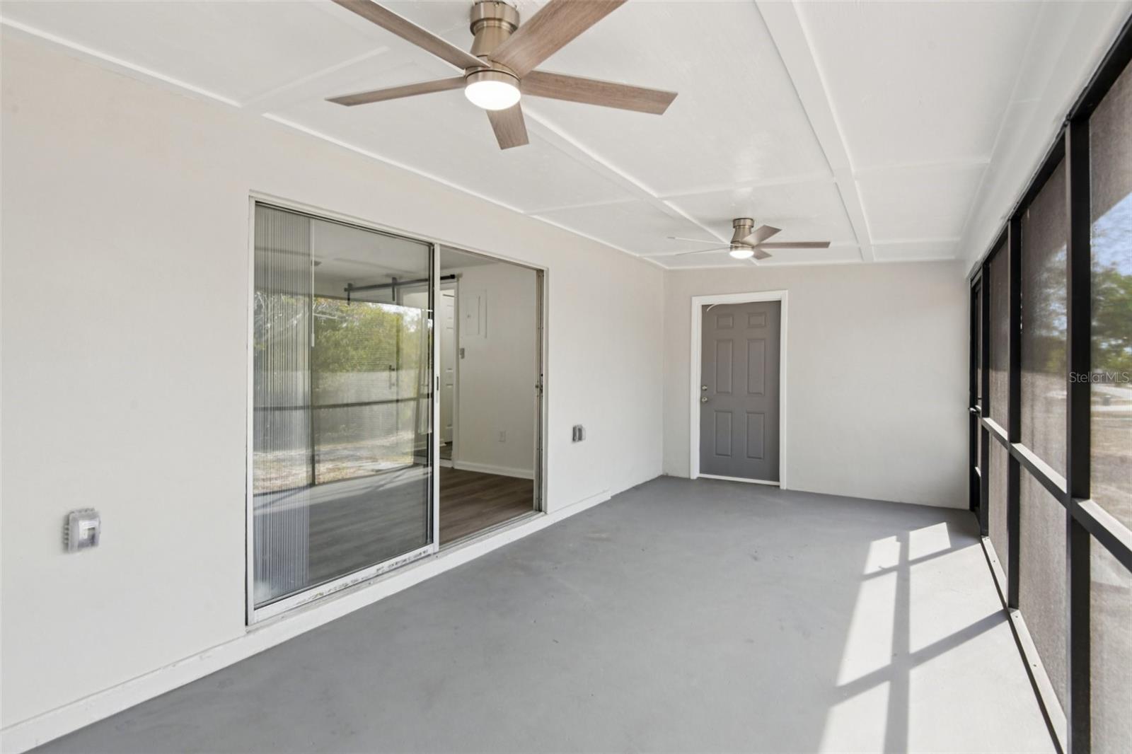 Rear Screened in Lanai View 3 to Bedroom 3/Office