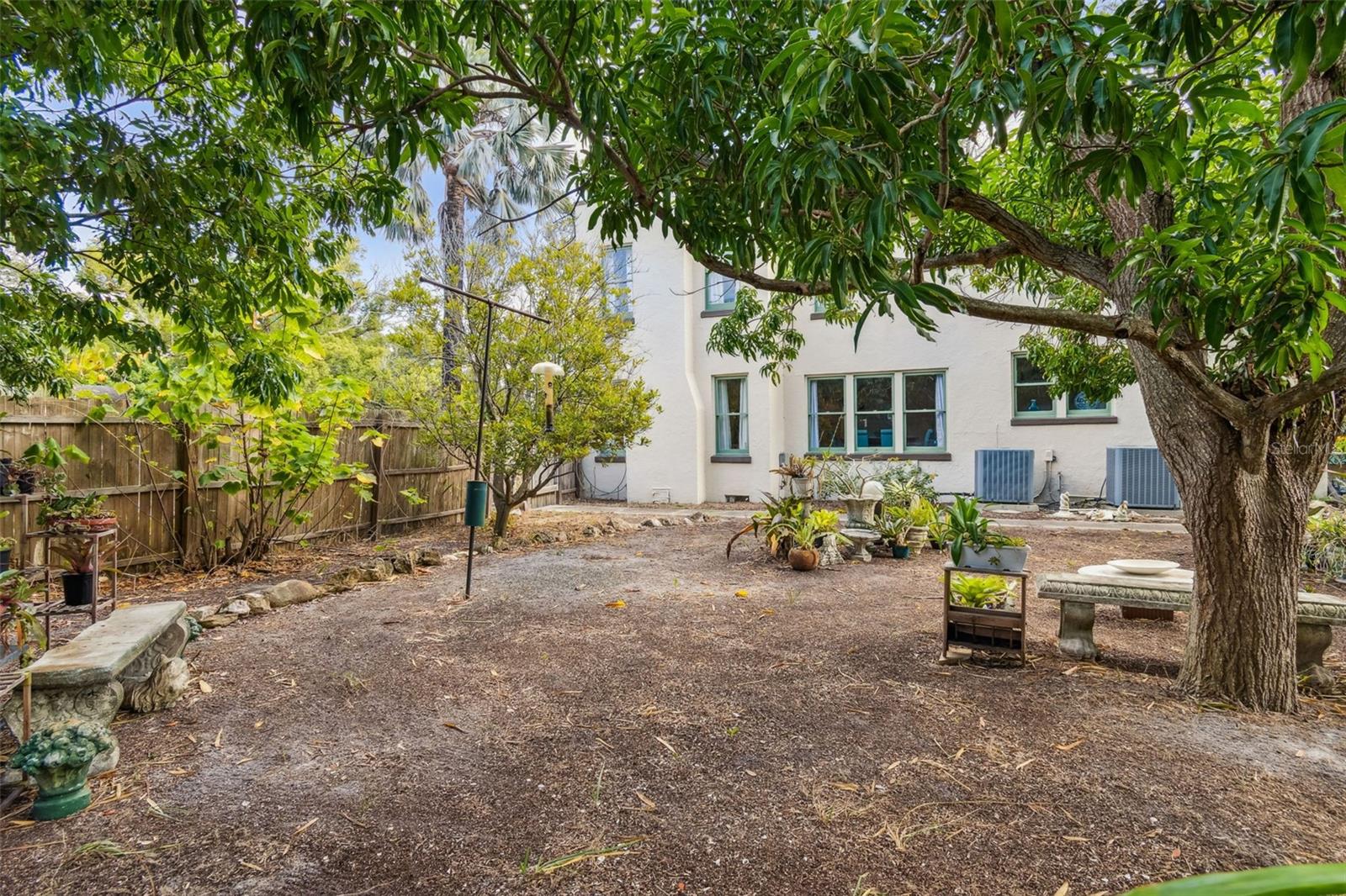 Backyard Walkway and Gardens
