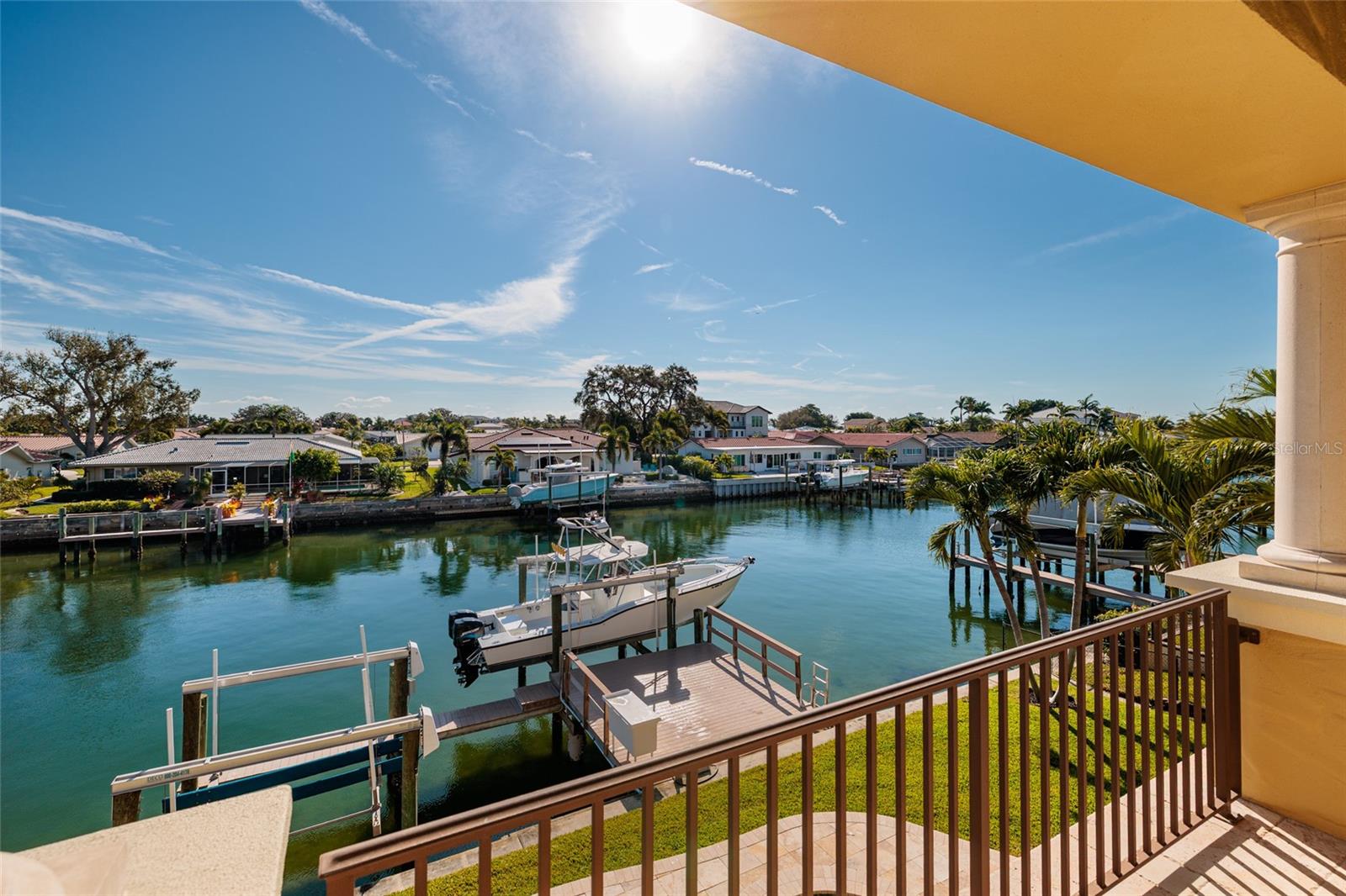 Your dining and living view.