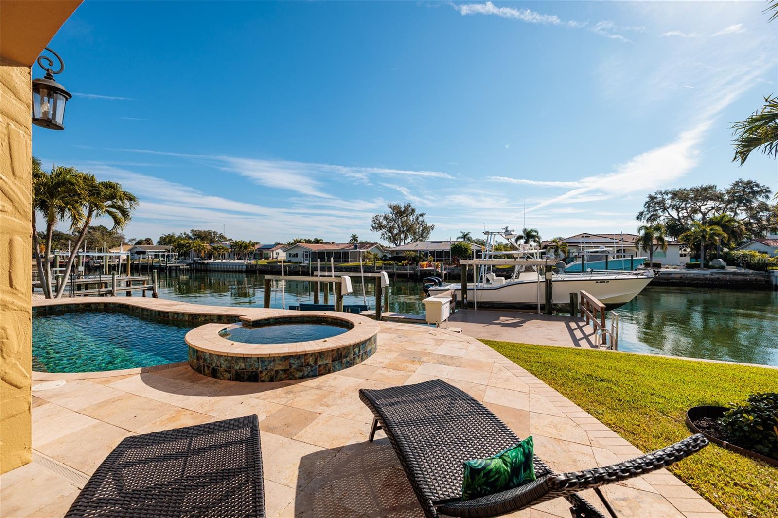 Outdoor Play: Saltwater heated SEEKAS luxury pool.