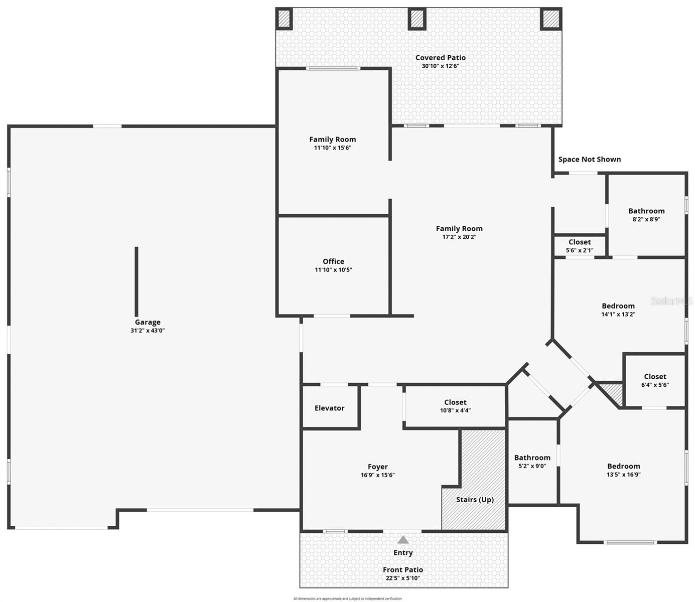 Downstairs Floor Plan. See 360 walkthrough!