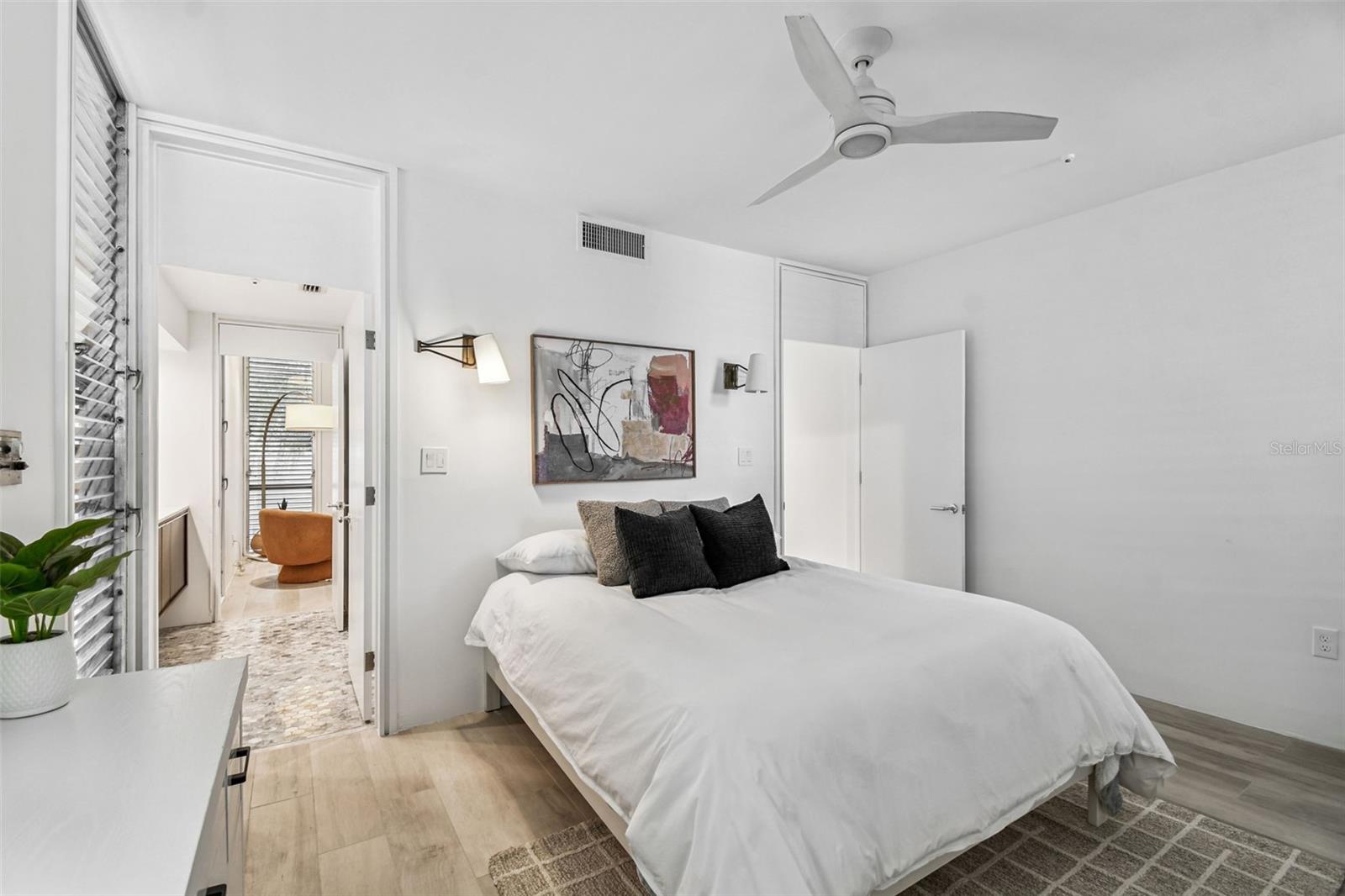 Downstairs guest suite