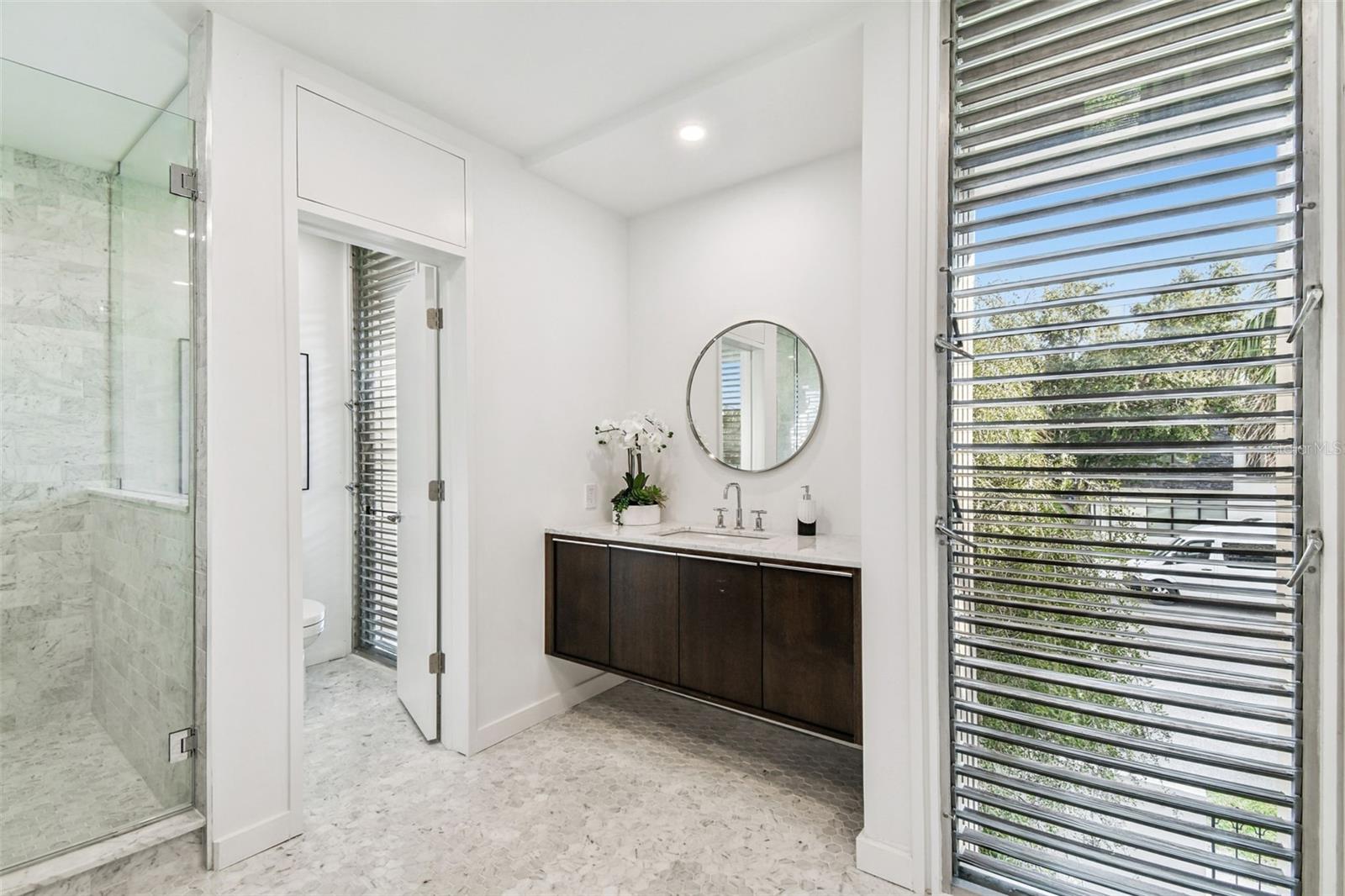 Newly renovated master bath