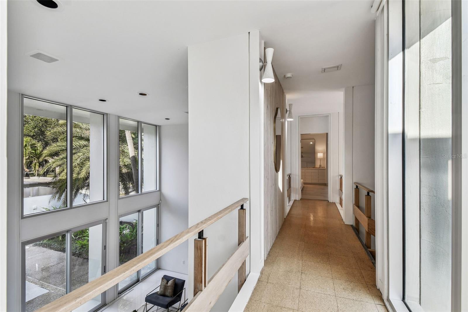 Breezeway to secondary bedrooms