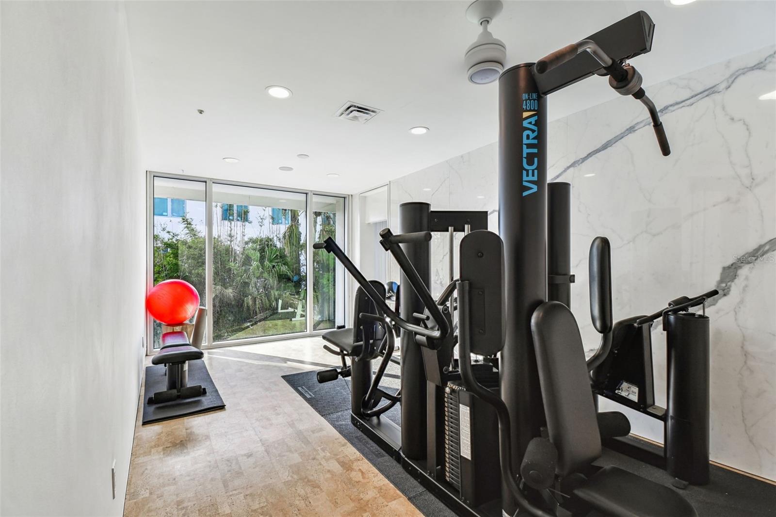 Gym on second floor