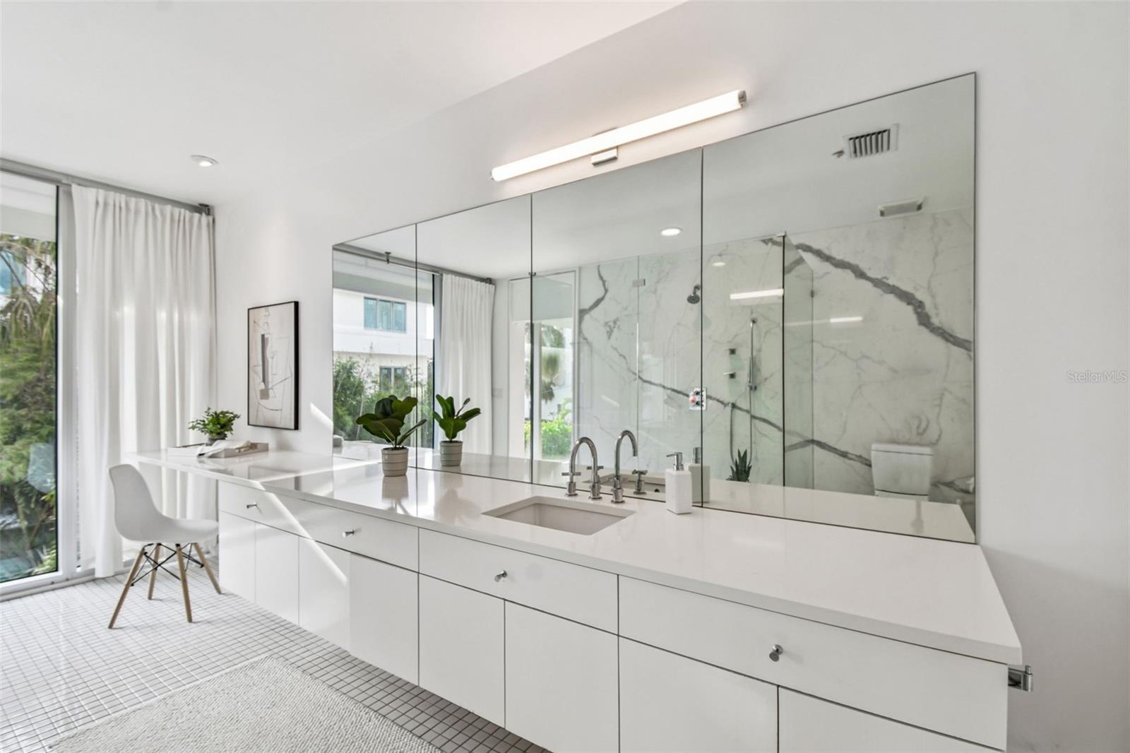 Spa bathroom to accompany gym