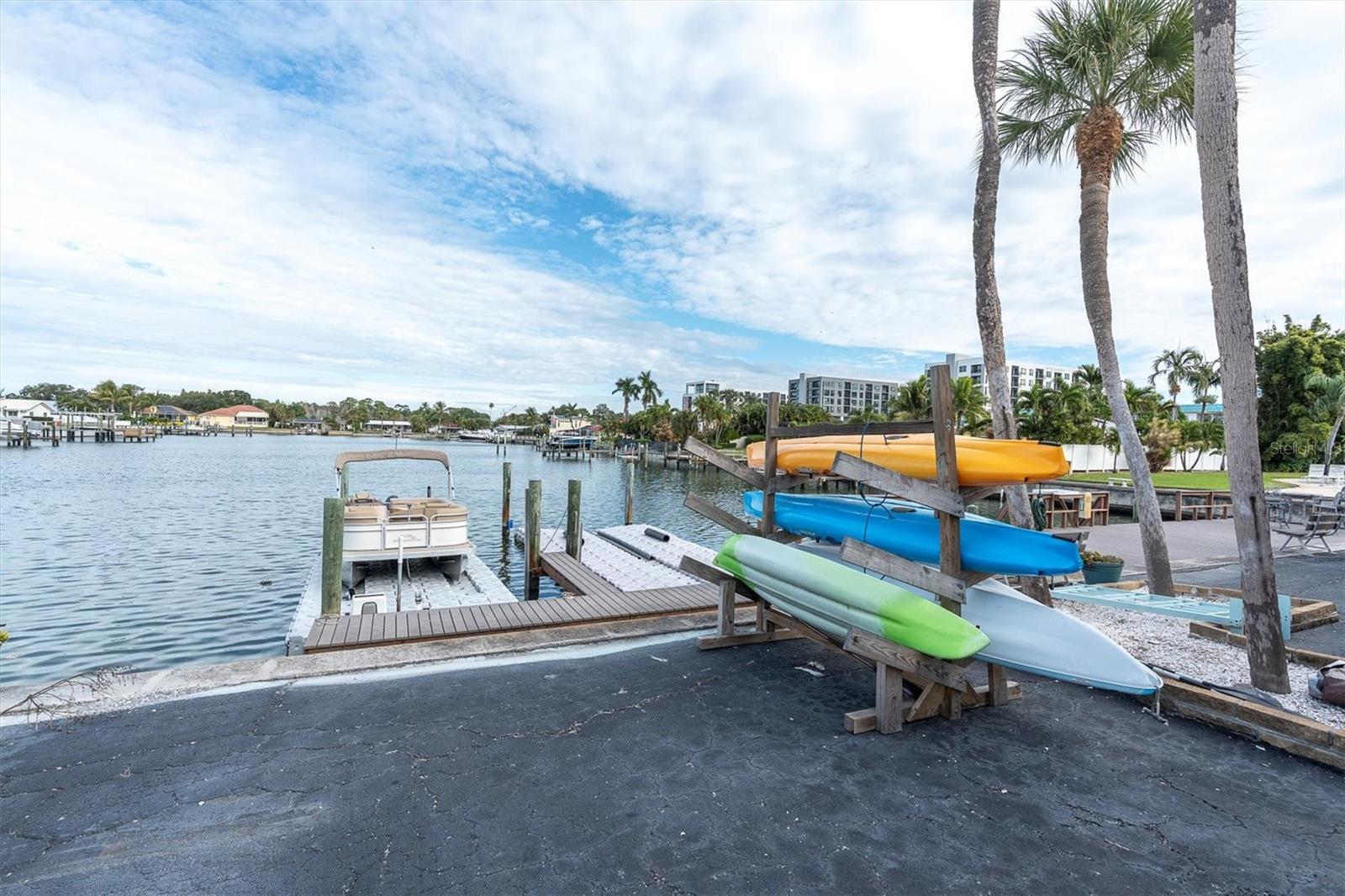 Kayak storage & boat slips