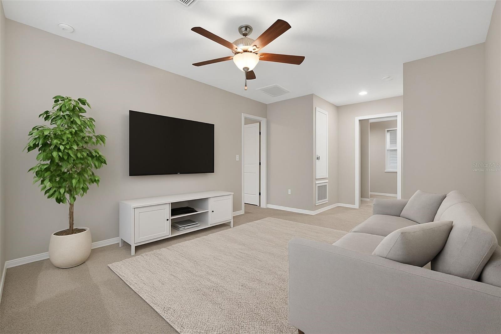 Upstairs Loft/Bonus Space - Virtually Staged