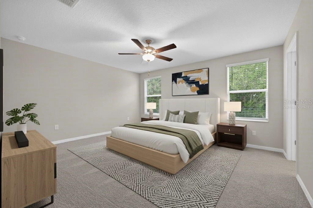 Primary Bedroom - Virtually Staged