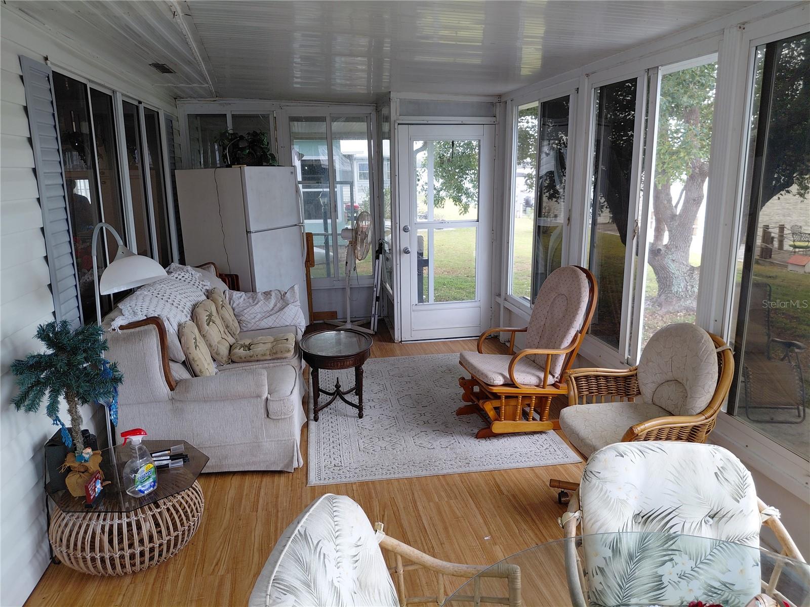 Inside Florida Room/Extra Refrigerator