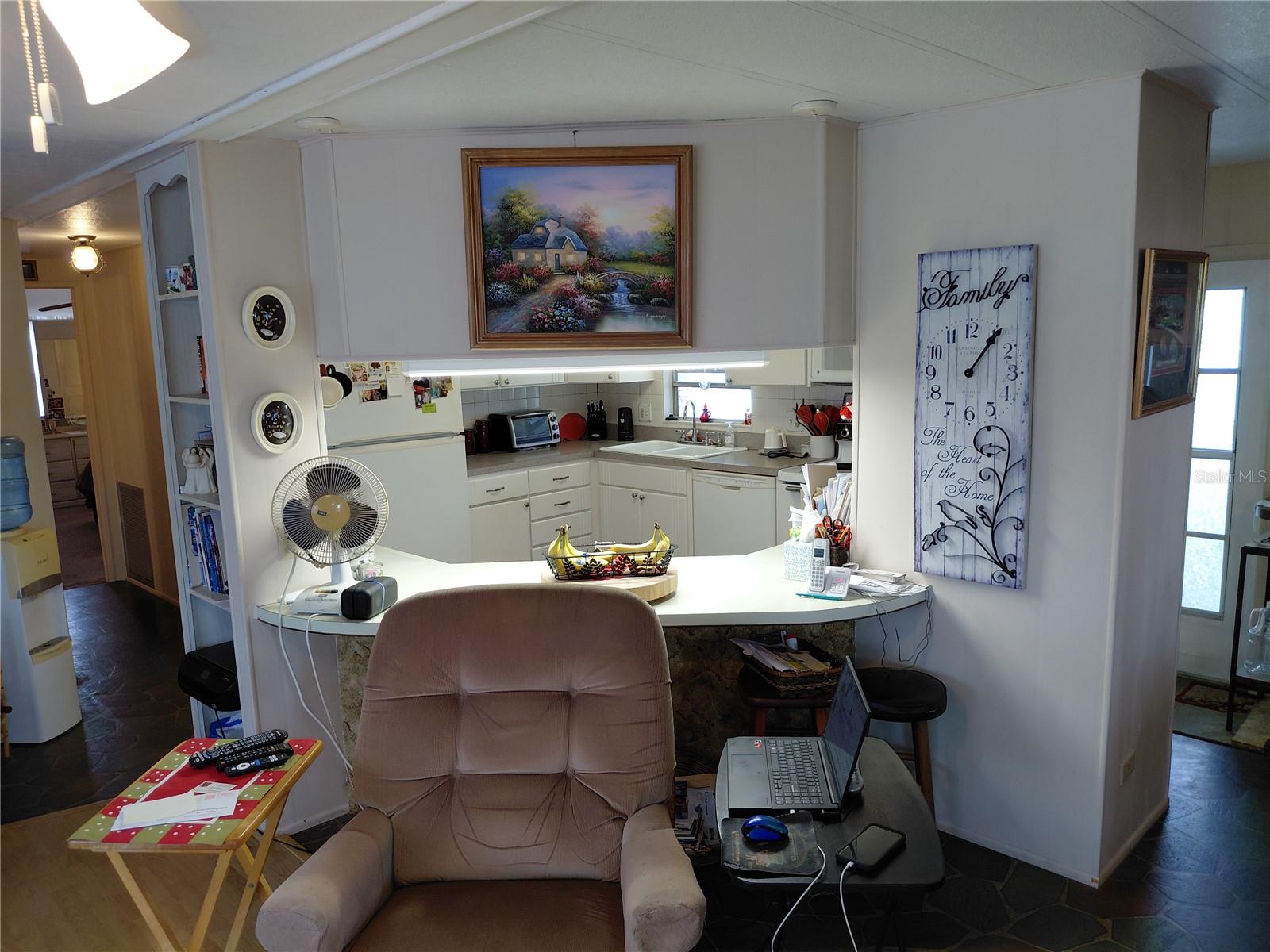 Living To Kitchen Breakfast Bar