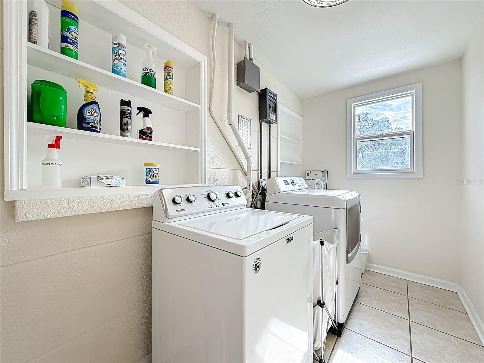 Laundry room on 1st floor between kitchen & In-law apartment