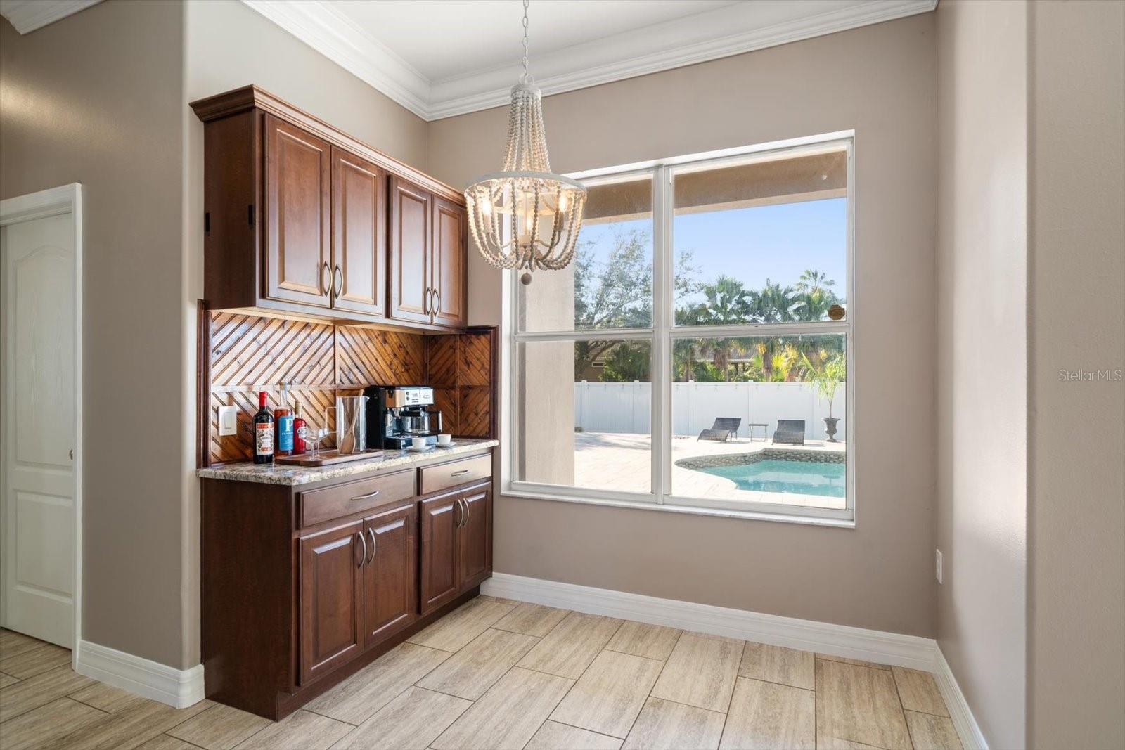 Custom built Coffee or liquor Bar