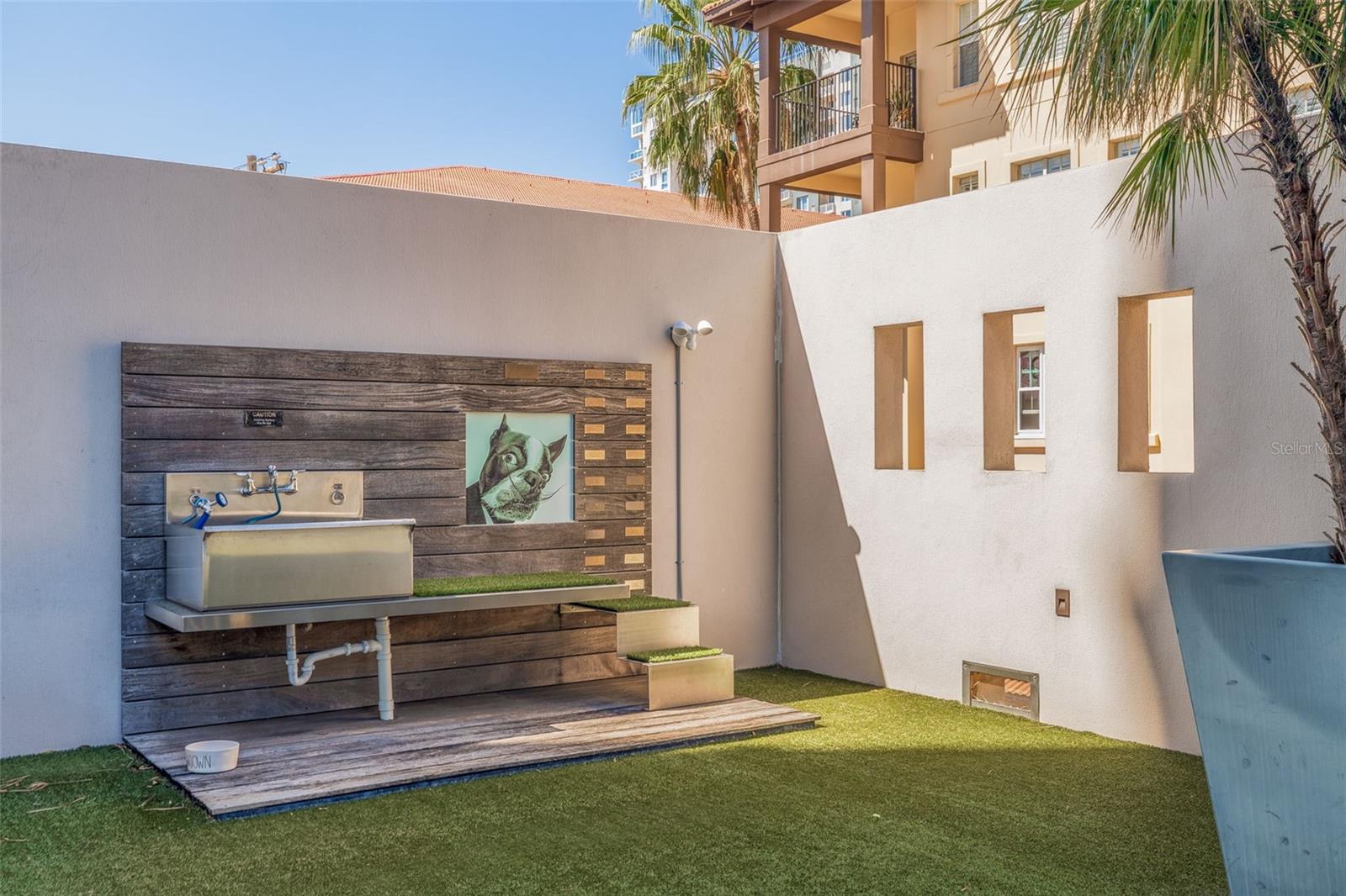 Dog Park Washing Station