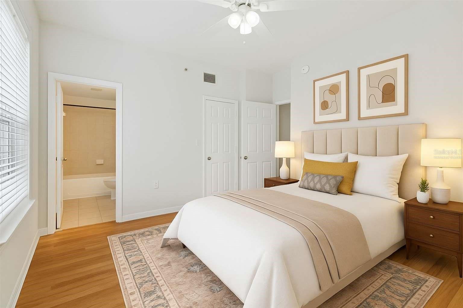 virtually staged bedroom #3