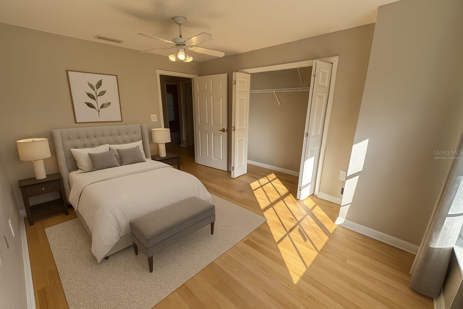 Virtually Staged Bedroom 1