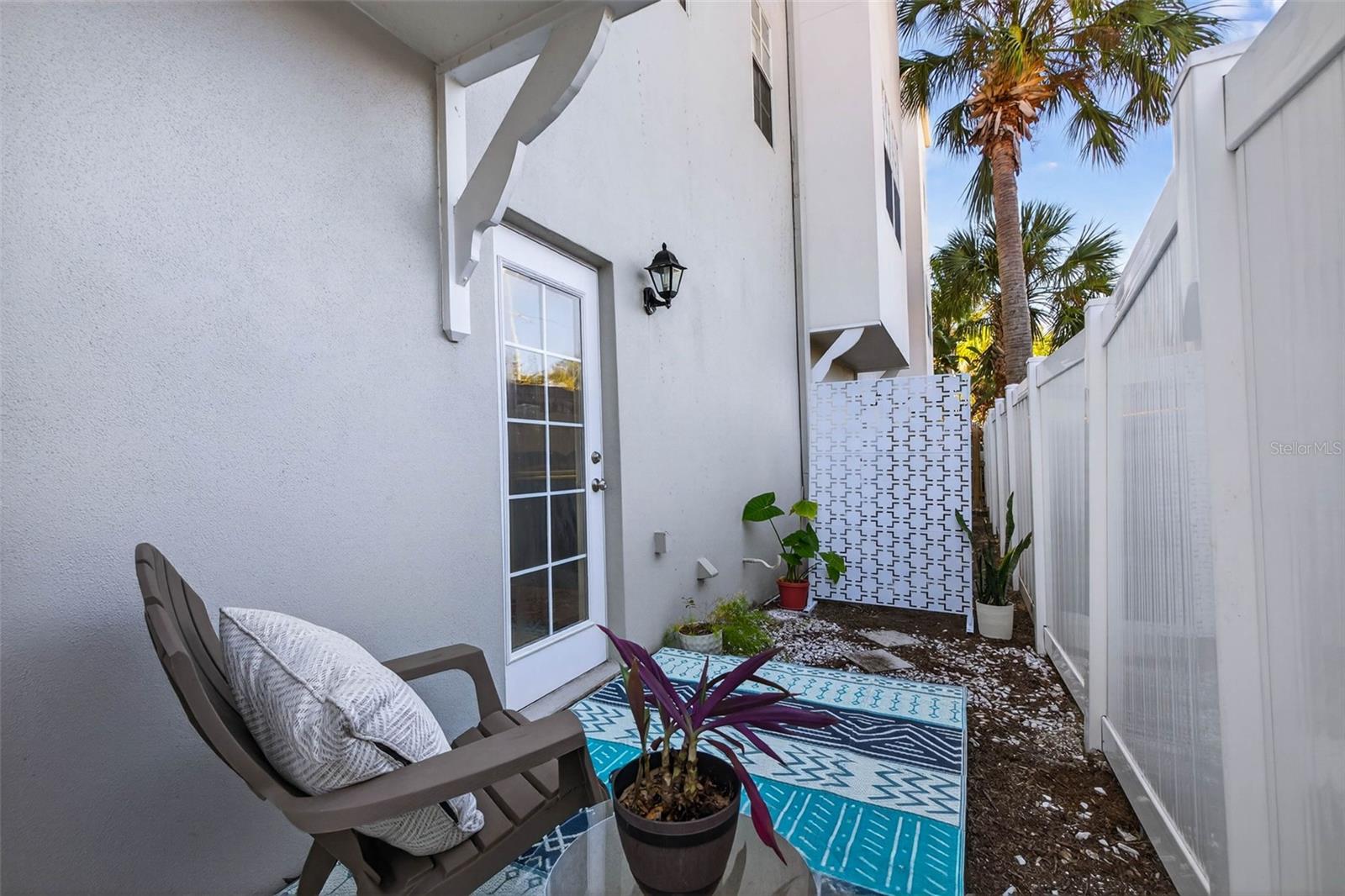 Cozy back deck perfect for relaxing or grilling!