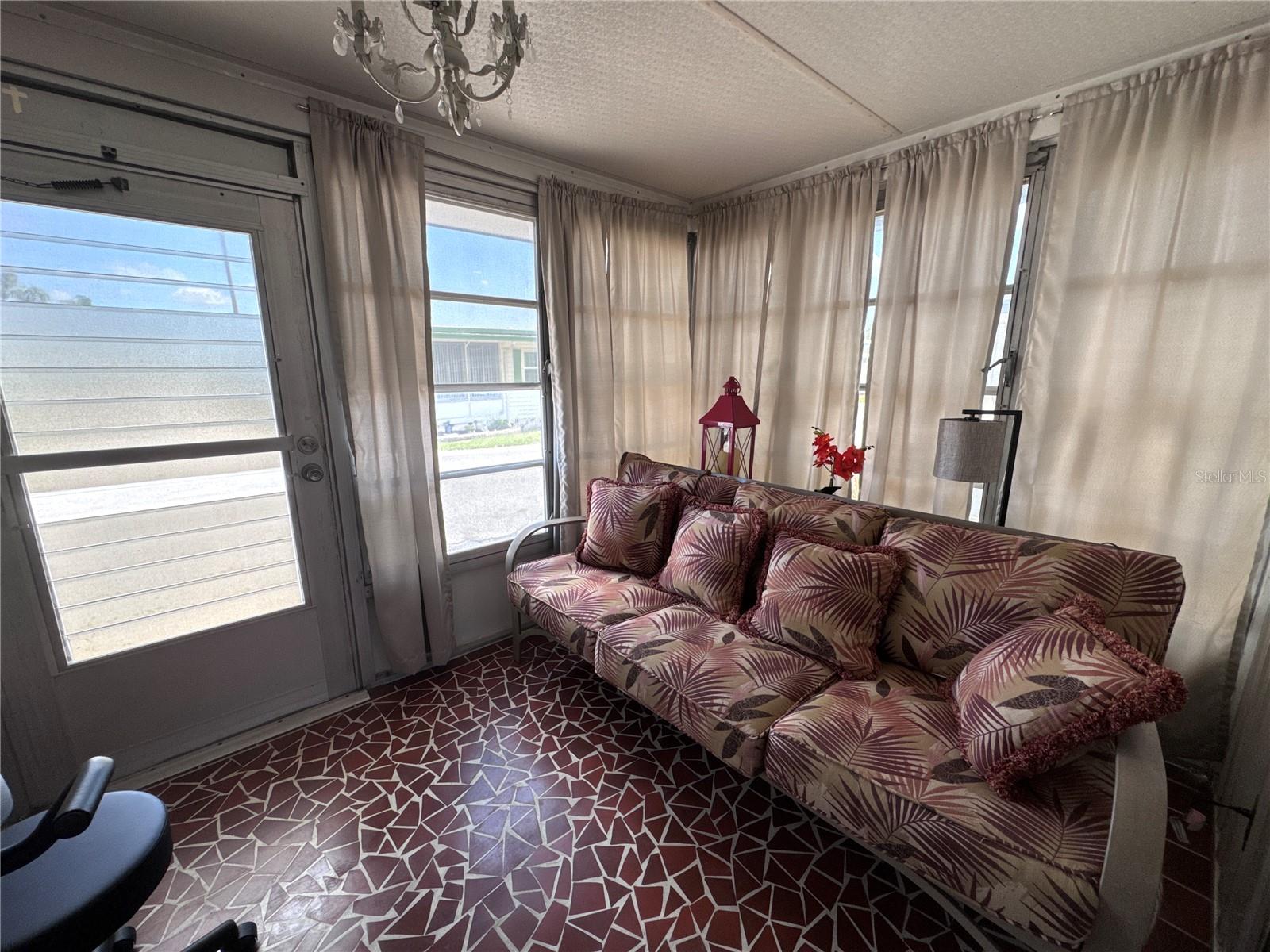 Front enclosed porch