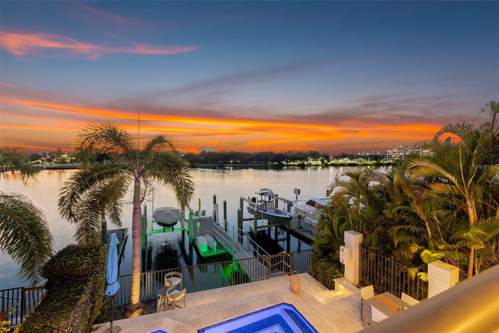 Golden-hour perfection with breathtaking water views and a pool made for unforgettable nights.