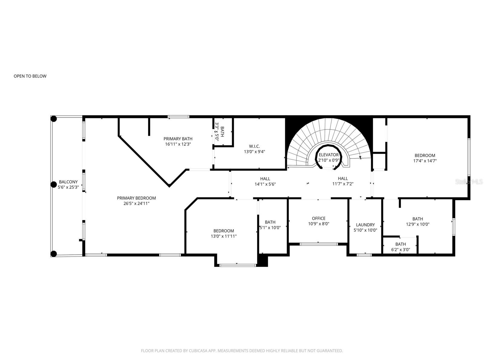 Second Floor Floorplan