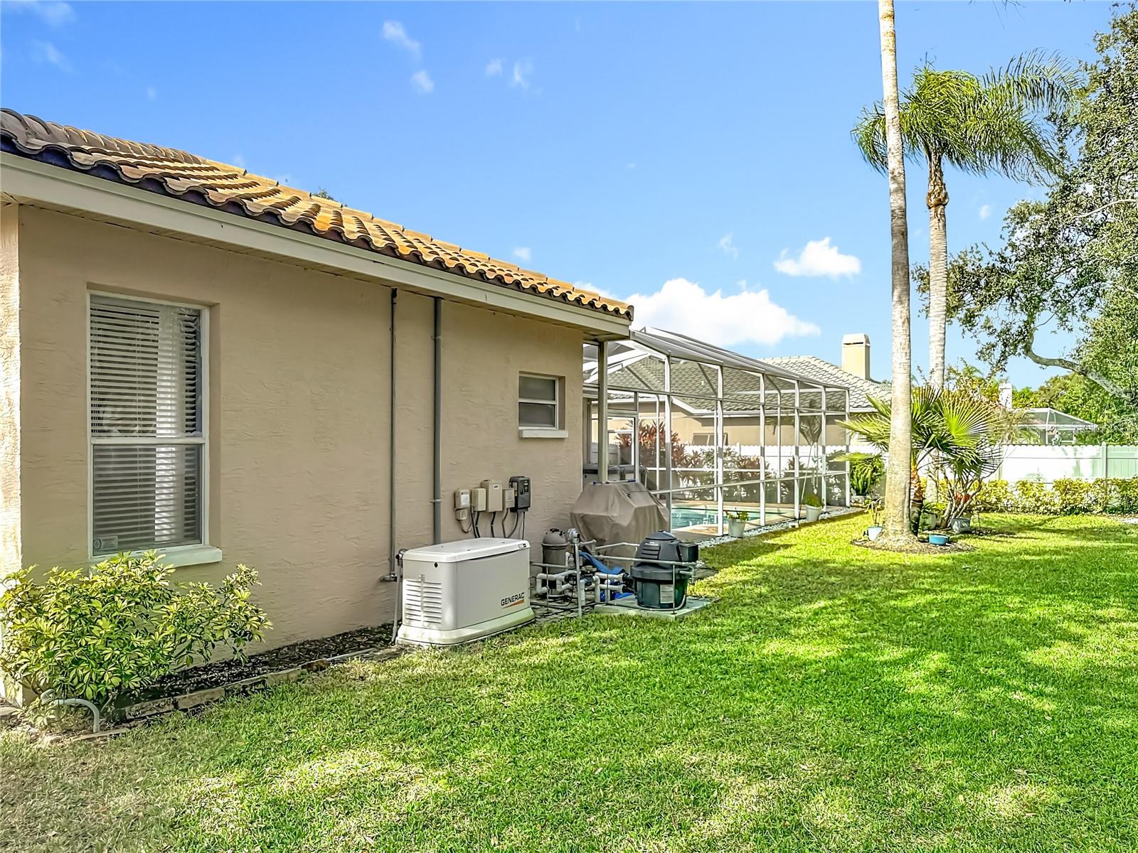 Natural gas whole-home Generac generator