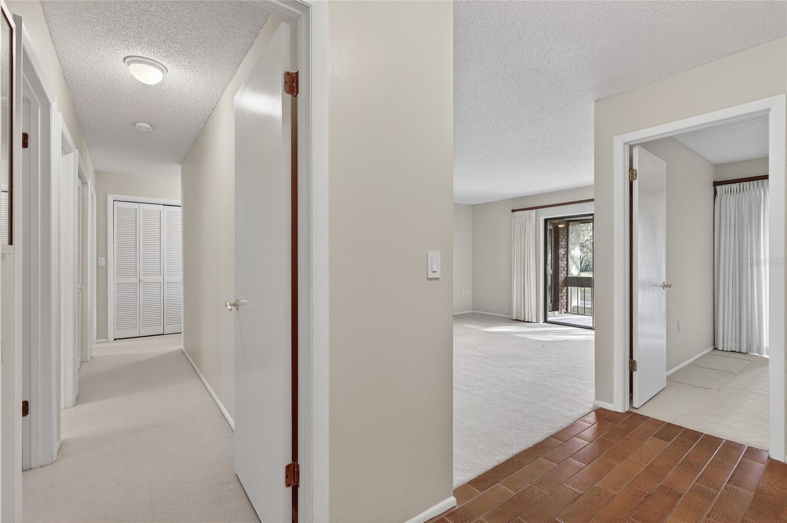 Entryway inside condo