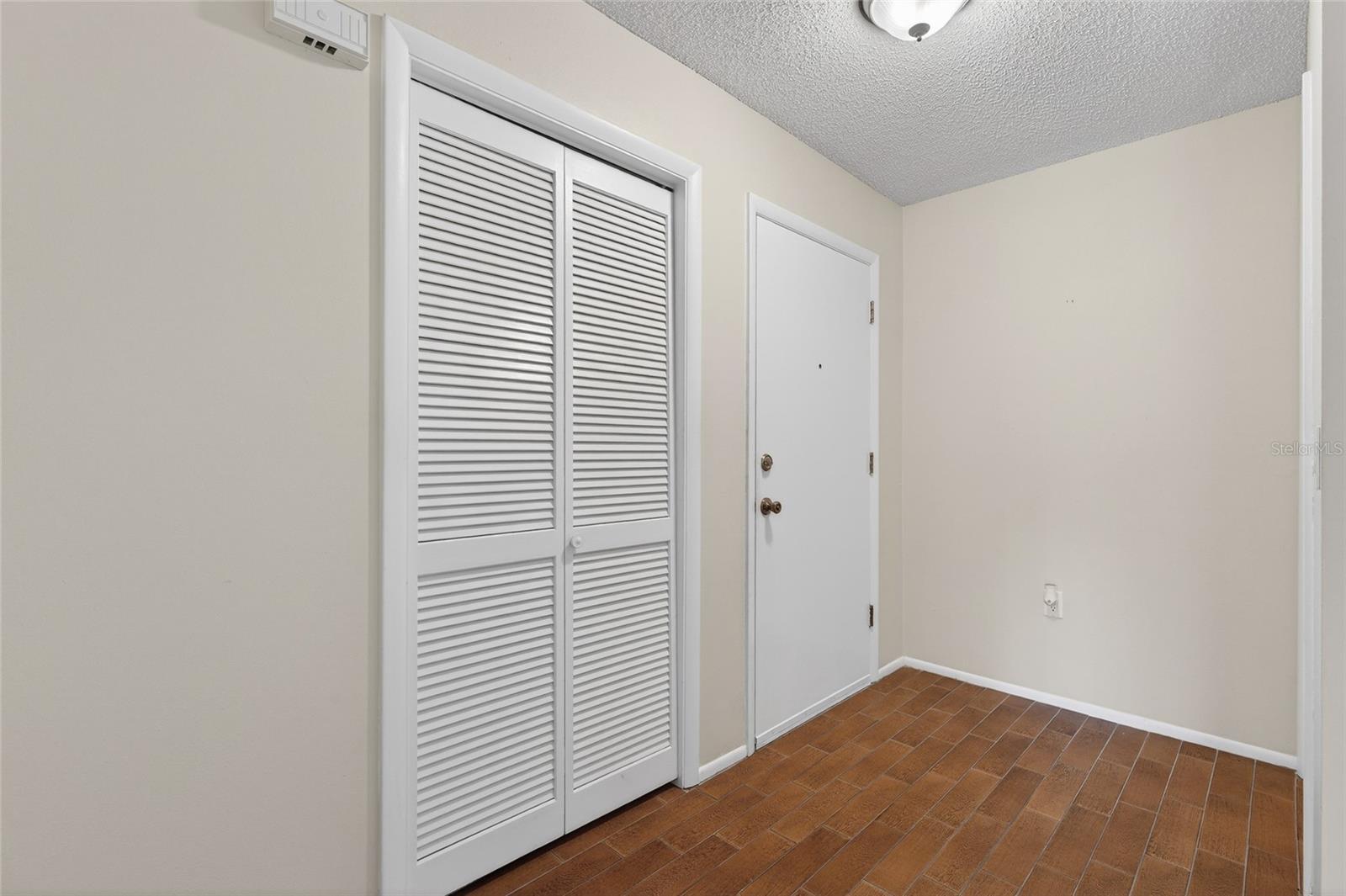Large Coat Closet at entryway
