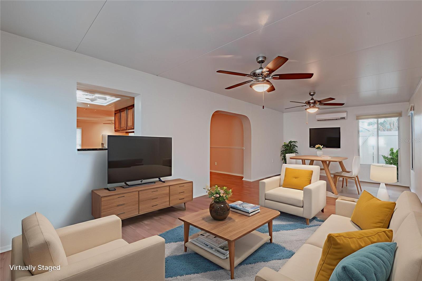 Family Room - Virtual Staged