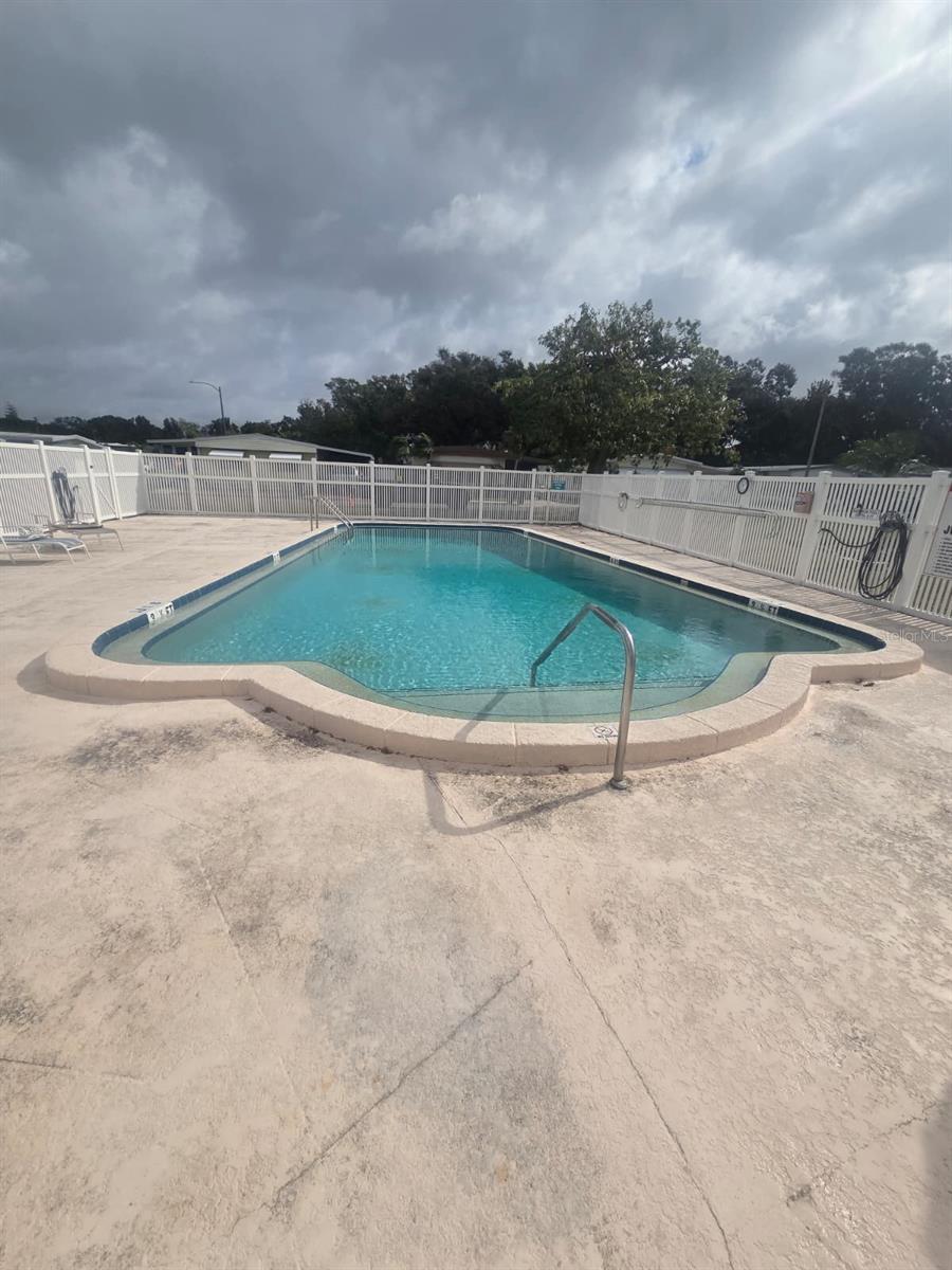 Heated community pool