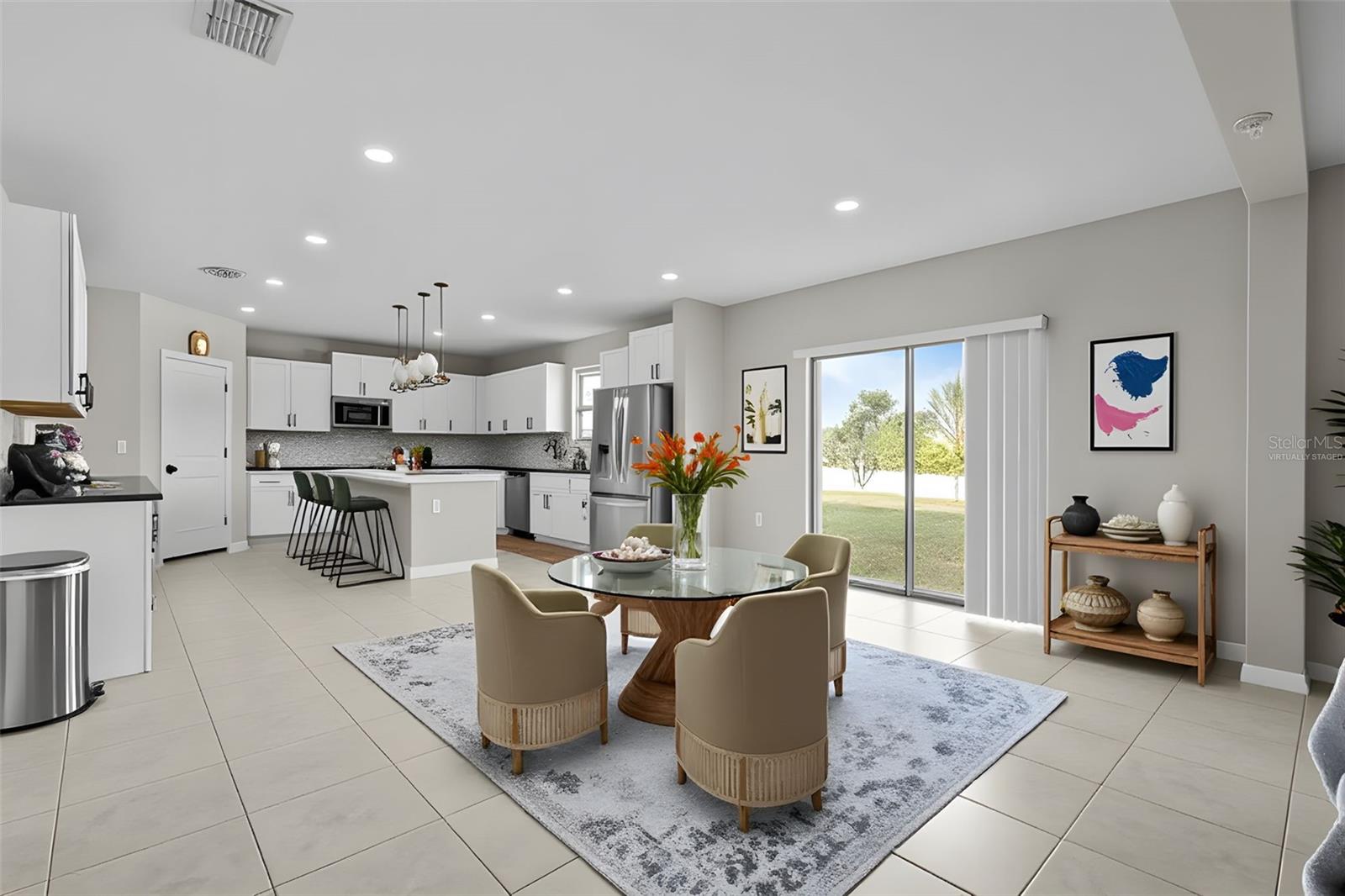 Dining Area Virtually Staged