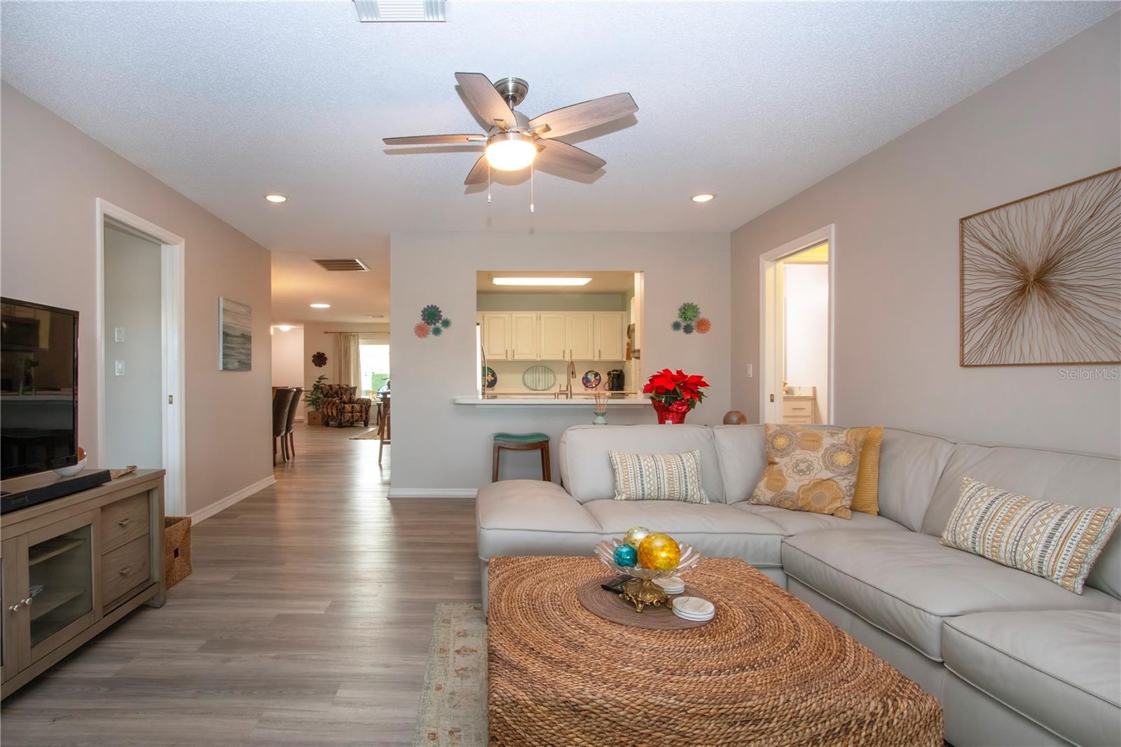 Family Room with both ensuite bedrooms accessed here