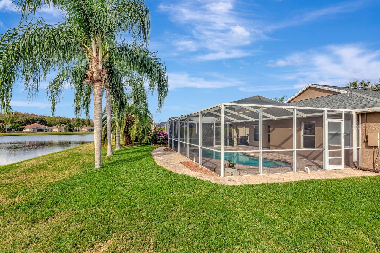 Large private lot with water views