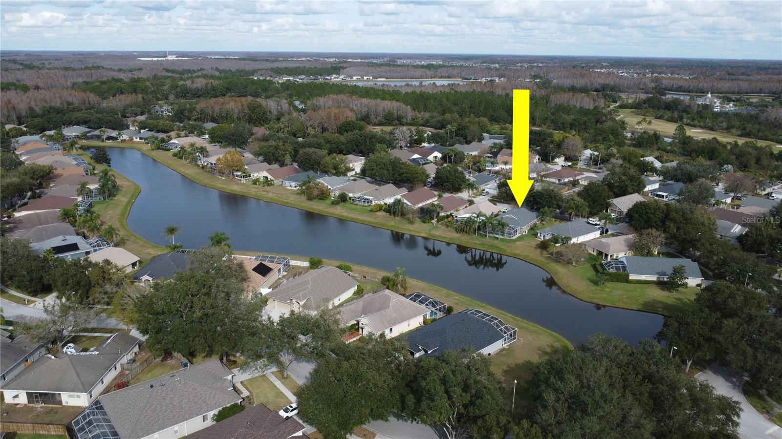 Aerial View with Private water view
