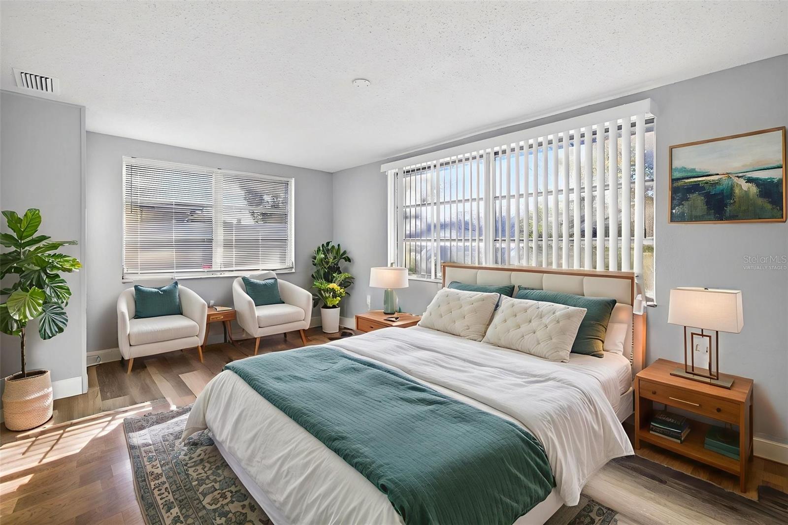 Bedroom 1 (Photo is virtually staged)