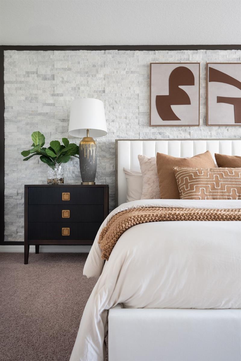 virtually staged/model home