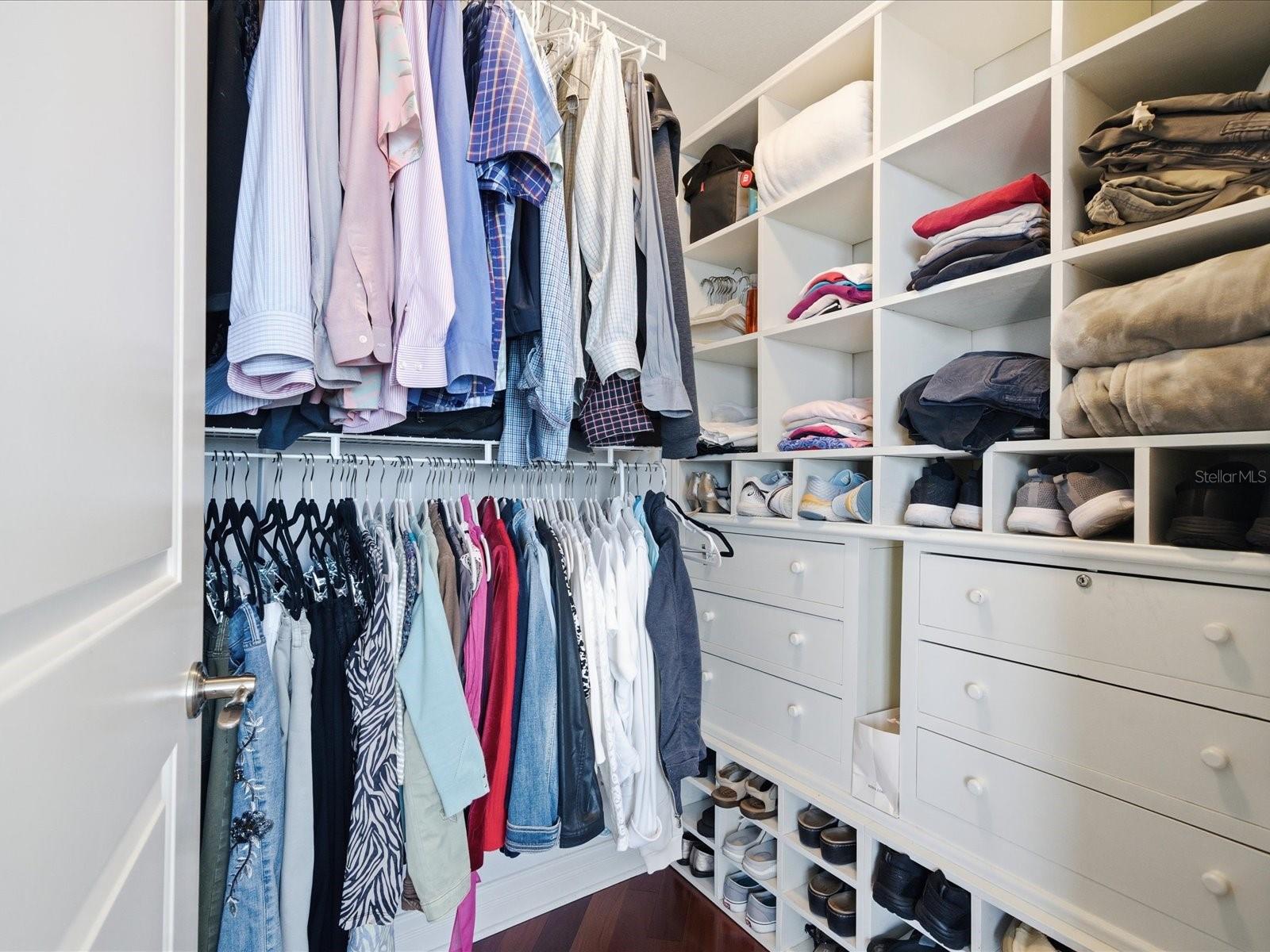 Primary Walk In Closet