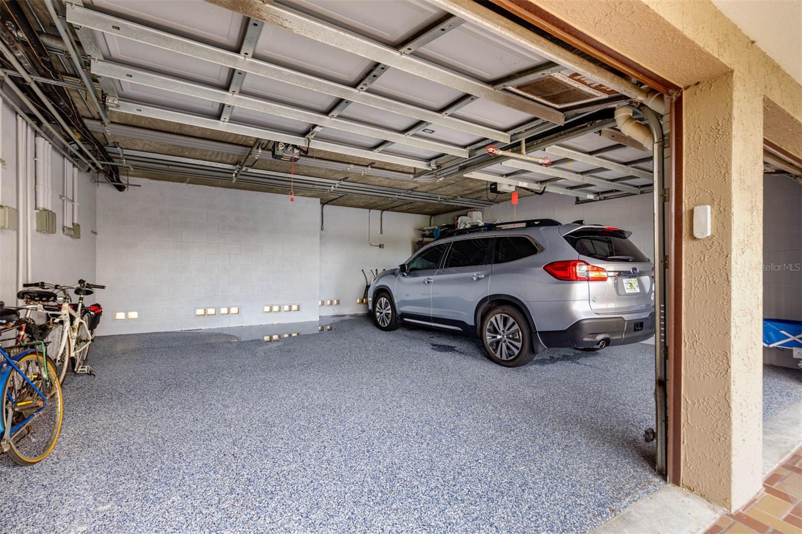 Double car garage with storage