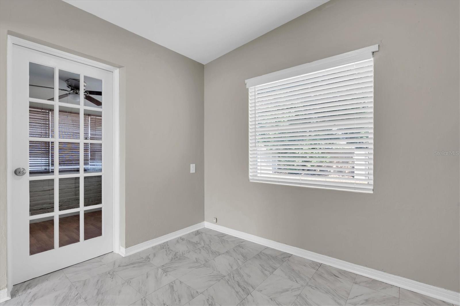 exit to the laundry area & bedroom 3.
