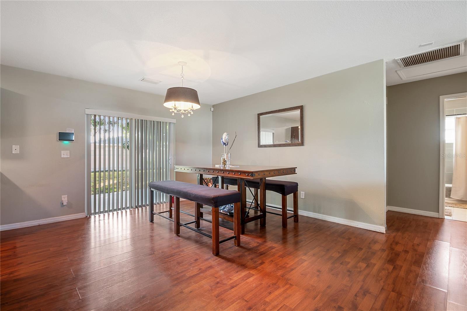 Dining area to rear patio