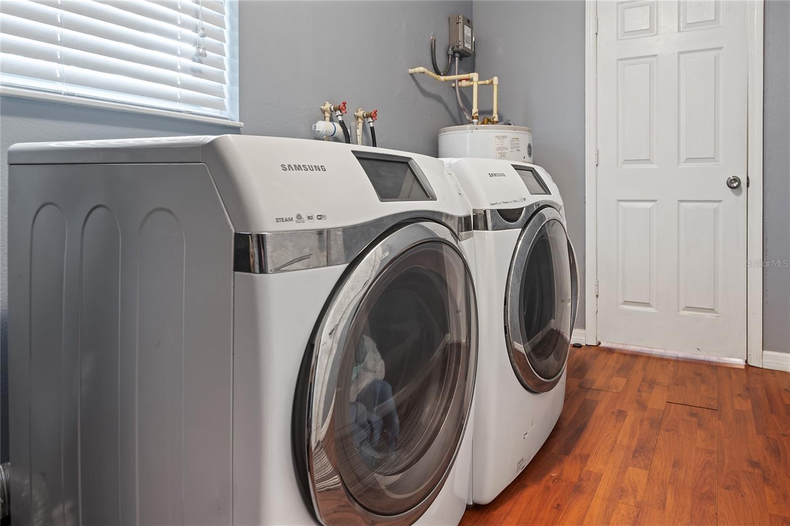 Large inside laundry room