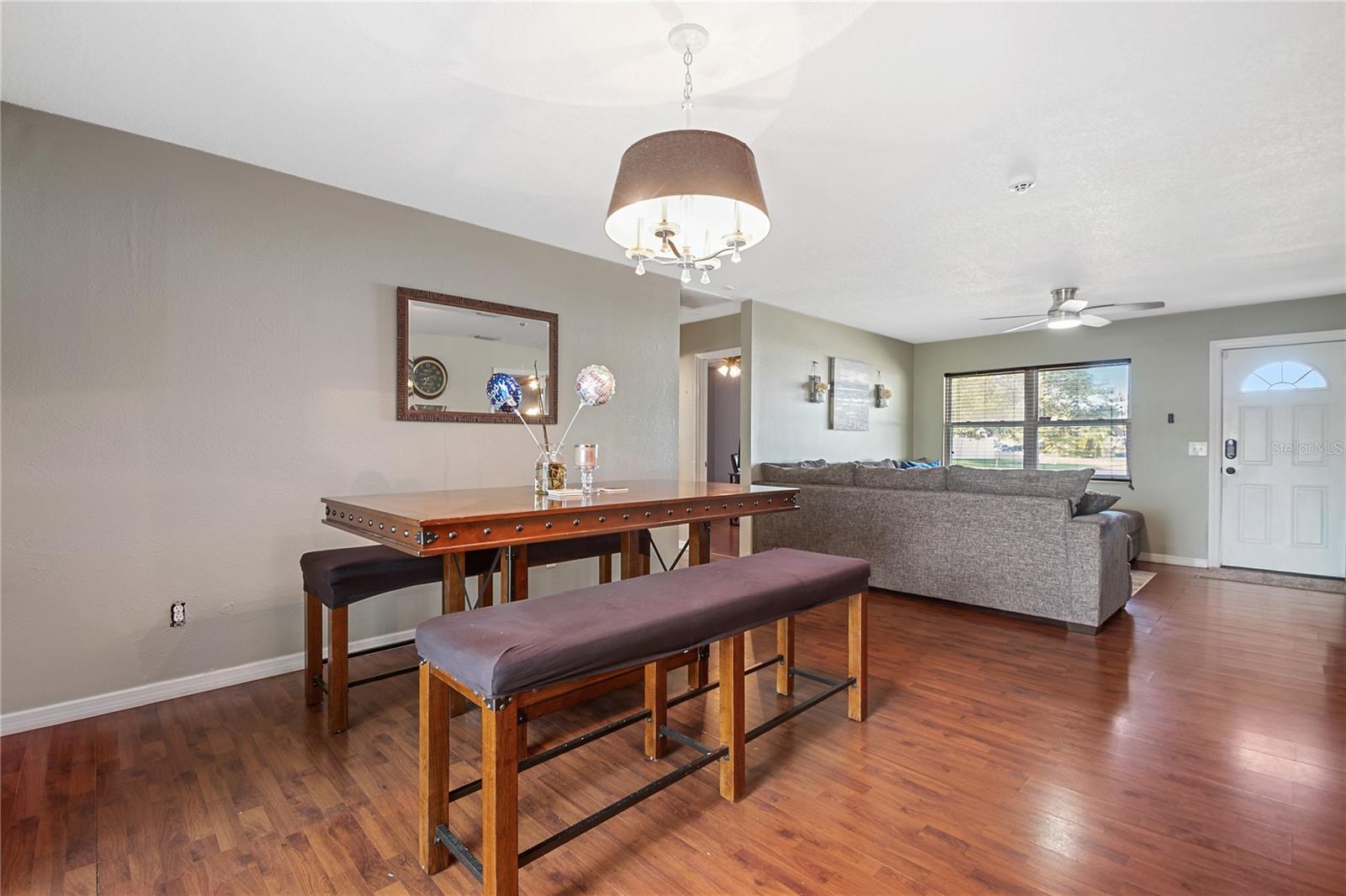 Dining area/living room