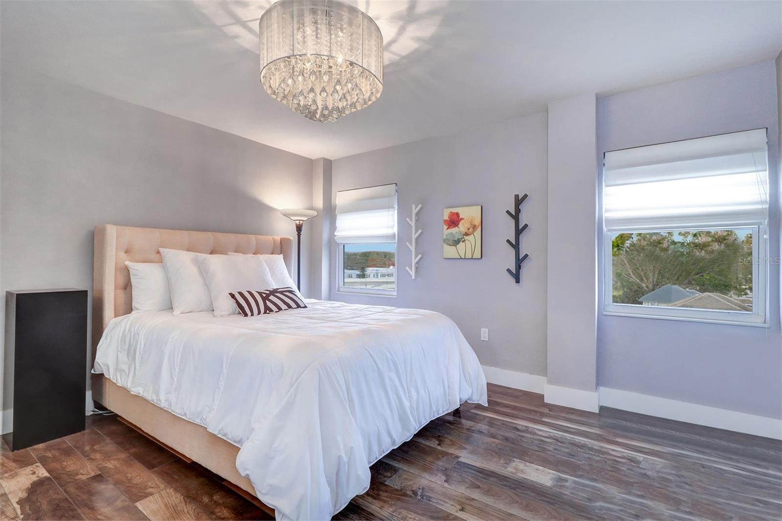 Guest Bedroom with Downtown Views