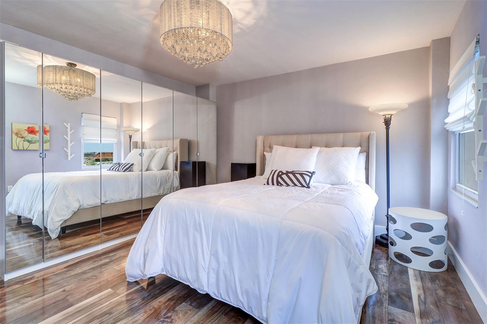 Guest Bedroom with Downtown Views