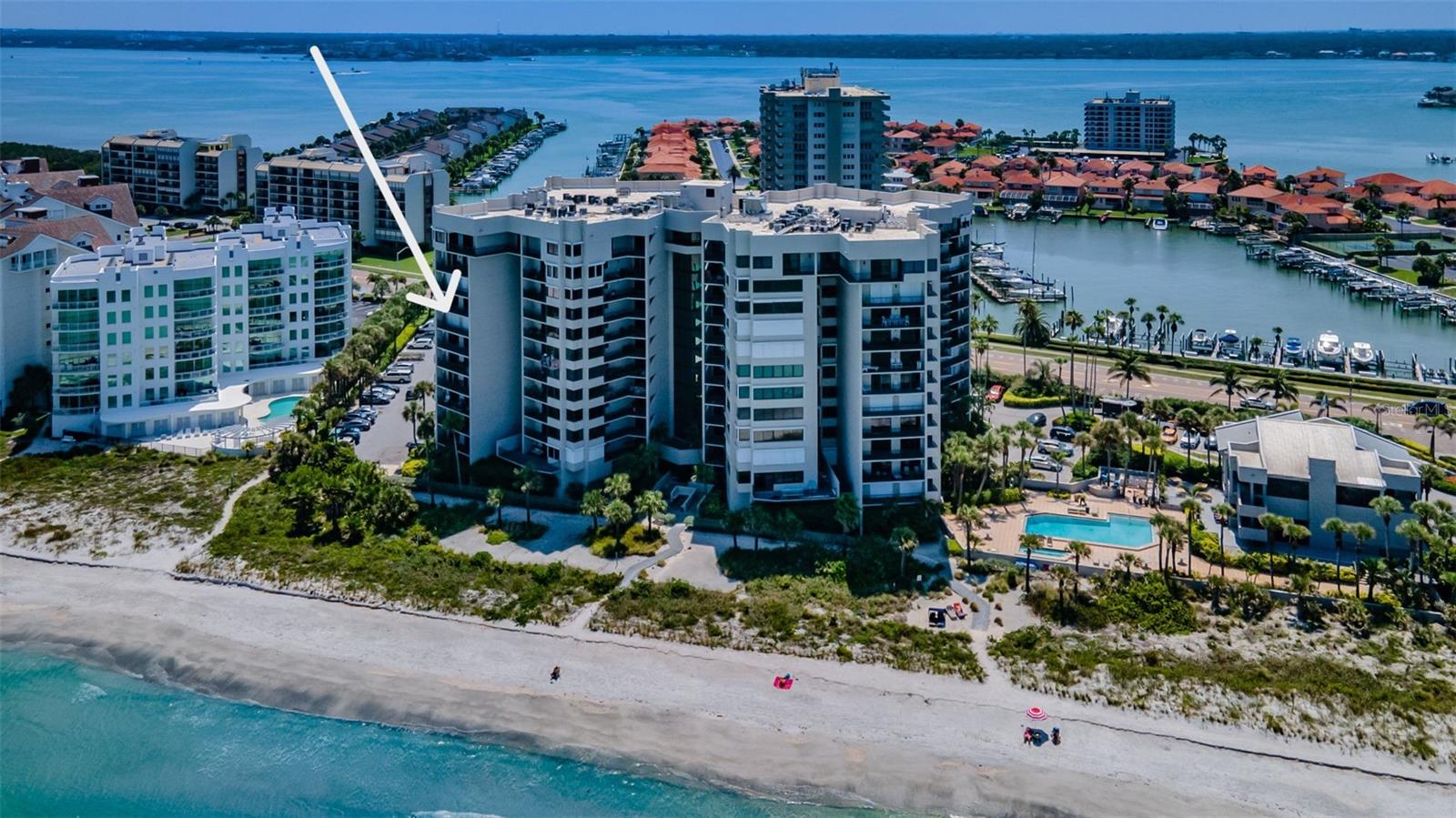 Dan's Island on Sand Key - Direct Gulf front on NW Corner!